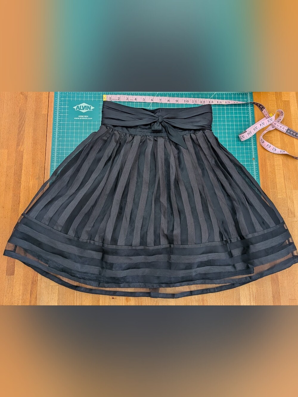 Betsey Johnson Poufy Black Skirt XS 2 90s